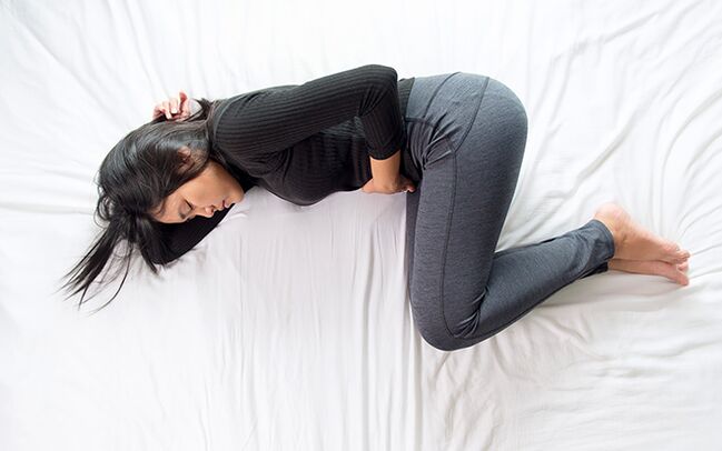 varicose veins of the pelvic veins in a woman