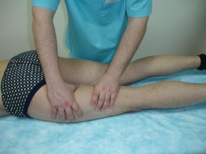 Massage for varicose veins in the legs in men